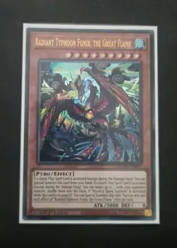 Radiant Typhoon Fonix, the Great Flame DOOD-EN017 Ultra Rare 1st NM Yugioh - Image 1
