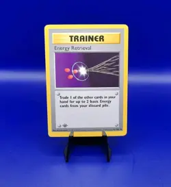 Energy Retrieval 81/102 1st Edition Shadowless Base Set Pokemon Card WOTC 1999 - Image 1
