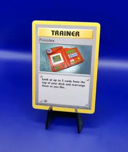 Pokedex 87/102 1st Edition Shadowless Base Set Pokemon Card TCG WOTC 1999 NM - Image 3