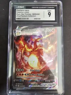 Pokemon TCG Charizard VMAX SWSH261 SWSH Promo Holo EN 330HP CGC 9 - Image 1
