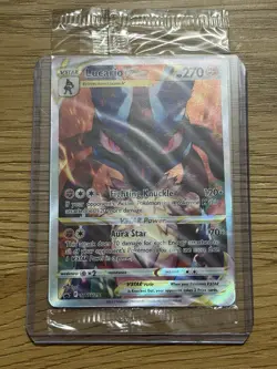 Lucario Vstar SWSH291 - Crown Zenith ETB Promo Pokemon Card - Sealed - Image 1