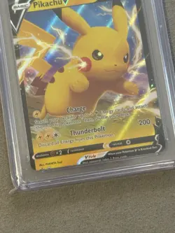 MISCUT ERROR Pikachu V Sword & Shield SWSH061 Holo Promo Pokemon TCG CGC 9 - Image 4