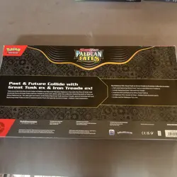 Pokemon Paldean Fates Great Tusk ex and Iron Treads ex premium Collection Box - Image 2