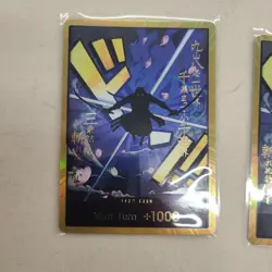Zoro Gold Don Card PRB-01 Gold Premium Booster One Piece TCG English NM Playset - Image 3
