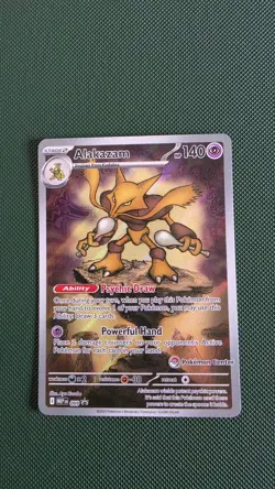 Alakazam 009 Pokemon Center Stamped Black Star Promo Mega Evolution Mint - Image 1