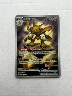 Alakazam 009 Pokemon Center Stamped Black Star Promo Mega Evolution Mint - Image 1