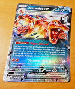 POKEMON CARD HOLO CARTE Dracaufeu EX 054/091 PAF FR JCC MINT 2024 - Image 1