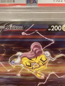 Pokemon TCG PSA 10 Raikou V GG41/GG70 Crown Zenith Galarian Gallery Holo 2023 - Image 3