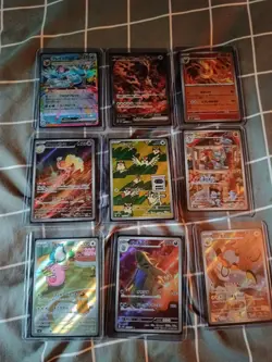 Pokemon Japanese Card Lot of 9 Different AR NM From Different Sets - Image 1
