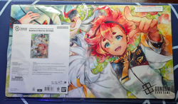 Gundam Card Game Suletta And Miorine Evx02 Playmat And Card Set Bandai Card Fest - Image 1