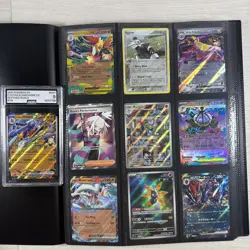 100+ Pokemon Card Lot Modern and Vintage Binder Collection (Binder Included) - Image 1
