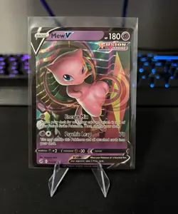 Mew V 113/264 SWSH08: Fusion Strike Holo Ultra Rare Pokemon TCG Card - Image 1
