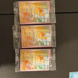 Pokemon TCG Fennekin Promo Holo 080 Cri 3 Card Lot ENG Sealed - Image 1