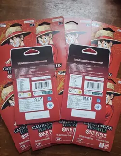 One Piece TCG OP-13 Carrying On His Will Sleeved Booster Pack Lot Of 10 - Image 1