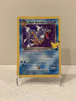 Pokemon Dark Gyarados Holo Rare TCG Card Celebrations Classic Collection 8/82 - Image 1
