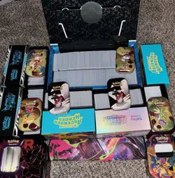 Pokemon TCG Bulk Card Lot 4750+ NM Cards 1200+Holo/rev/pokeballs W boxes/tin/upc - Image 1