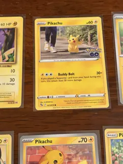 Pikachu Pokemon TCG Card Lot Of 10 Collection Lot Non Holo - Image 3