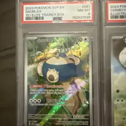 Pokemon PSA 7-8 Graded Card Lot of 6 Eevee Snorlax Bulbasaur Urshifu - Image 2