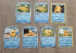 Pokemon TCG Psyduck Bundle x6 | English, Korean & Chinese Cards | Collector Lot - Image 1