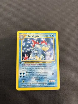 Pokemon Feraligatr 1st Edition Holo 4/111 Neo Genesis 2000 Pokemon Card NM - Image 1