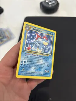 Pokemon Feraligatr 1st Edition Holo 4/111 Neo Genesis 2000 Pokemon Card NM - Image 3