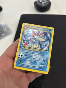 Pokemon Feraligatr 1st Edition Holo 4/111 Neo Genesis 2000 Pokemon Card NM - Image 4
