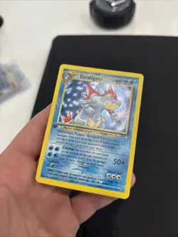 Pokemon Feraligatr 1st Edition Holo 4/111 Neo Genesis 2000 Pokemon Card NM - Image 5