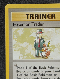 Pokemon TCG Pokemon Trader 77/102 Base Set Unlimited Rare Card Vintage WOTC LP+ - Image 2