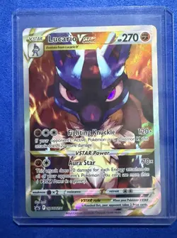 Pokemon TCG Lucario Vstar Sword & Shield Swsh291 Holo Promo - Image 1