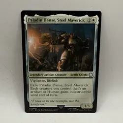 MTG Fallout Commander - NM - Paladin Danse Steel Maverick Trading Card - Image 1
