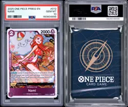 2025 One Piece PRB02 Premium Booster The Best Vol.2 012 Nami PSA 10 Gem Mint - Image 3