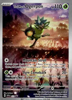Pokemon TCG SV: Scarlet & Violet Promo Cards #123 Teal Mask Ogerpon - Image 1