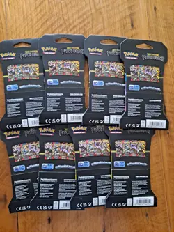 Pokemon TCG Pitch Black Lot of 8 Sleeved Booster Packs Factory Sealed - Image 5