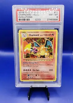Charizard 11/108 Holo XY Evolutions Pokemon Card TCG Nintendo 2016 Graded PSA 8 - Image 4