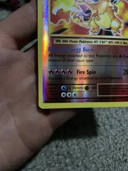 Pokemon TCG XY Evolutions Charizard 11/108 2016 Reverse Holo Rare LP/NM - Image 3