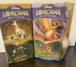 Disney Lorcana Into the Inklands Starter Deck Set of 2 - Brand New -CEL - Image 1