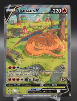 Pokemon SWSH: Sword & Shield Promo Cards Charizard V SWSH260 UPC - Image 1