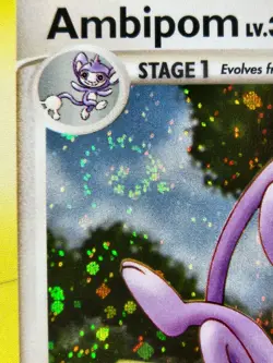 NM Ambipom Holo Swirl #3 Mysterious Treasures Pokemon TCG - Image 4