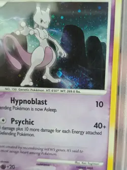 💫 SWIRL 💫 Pokemon Mewtwo 11/146 Legends Awakened Holo Rare - PSA 9 Mint - Image 2