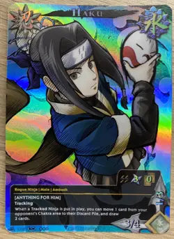 Carte Naruto Collectible Card Game CCG Pan Edition Haku 0005 - Image 1