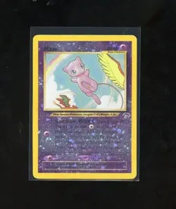 SWIRL 2001 Pokemon Southern Islands Mew Promo 1/18 Reverse Holo Foil Vintage - Image 1