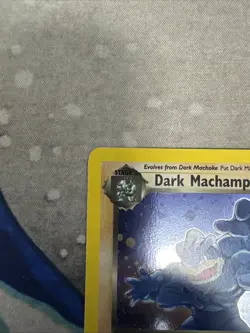 Dark Machamp 10/82 Team Rocket Holo Rare Pokemon Card *SWIRL* - Image 5