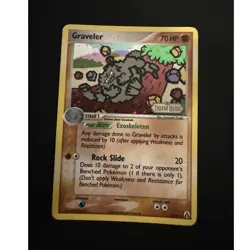 Graveler 34/92 Legend Maker Reverse Holo - STAMPED - SWIRL - NM - Image 1