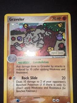 Graveler 34/92 Legend Maker Reverse Holo - STAMPED - SWIRL - NM - Image 4