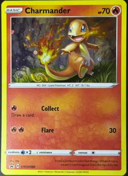 Charmander GALAXY HD SWIRL Holo Promo SWSH Promo Cards SWSH092 LP+/NM - Image 1