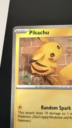 Pikachu 051/162 Pokemon Day STAMPED Cosmos Pokemon Day Promo DOUBLE BUTT SWIRL - Image 1