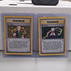 Wizards of Coast PokemonTCG Gym Challenge 2-Card Holo Trainer Lot ENG 2000 (P53 - Image 1