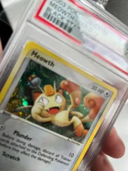 2003 Pokemon Meowth Holo #13 Black Star Promo PSA 10 GEM MINT 🔥 Vintage WOTC - Image 4