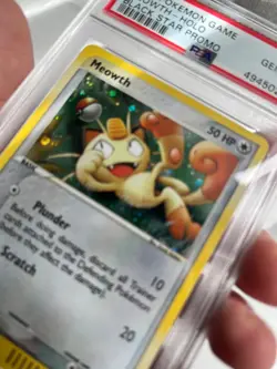 2003 Pokemon Meowth Holo #13 Black Star Promo PSA 10 GEM MINT 🔥 Vintage WOTC - Image 5