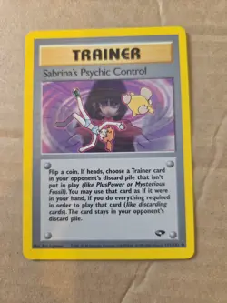 Pokemon TCG Sabrina's Psychic Control Gym Challenge Card 121/132 - Image 1